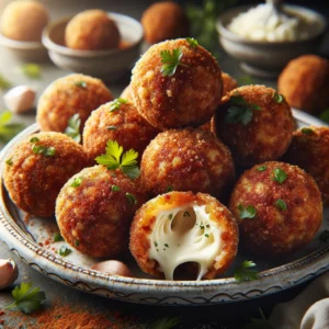 Bolinho de Queijo com Massa de linguica