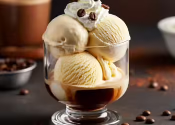 Affogato Cremoso com Toque Clássico de Café