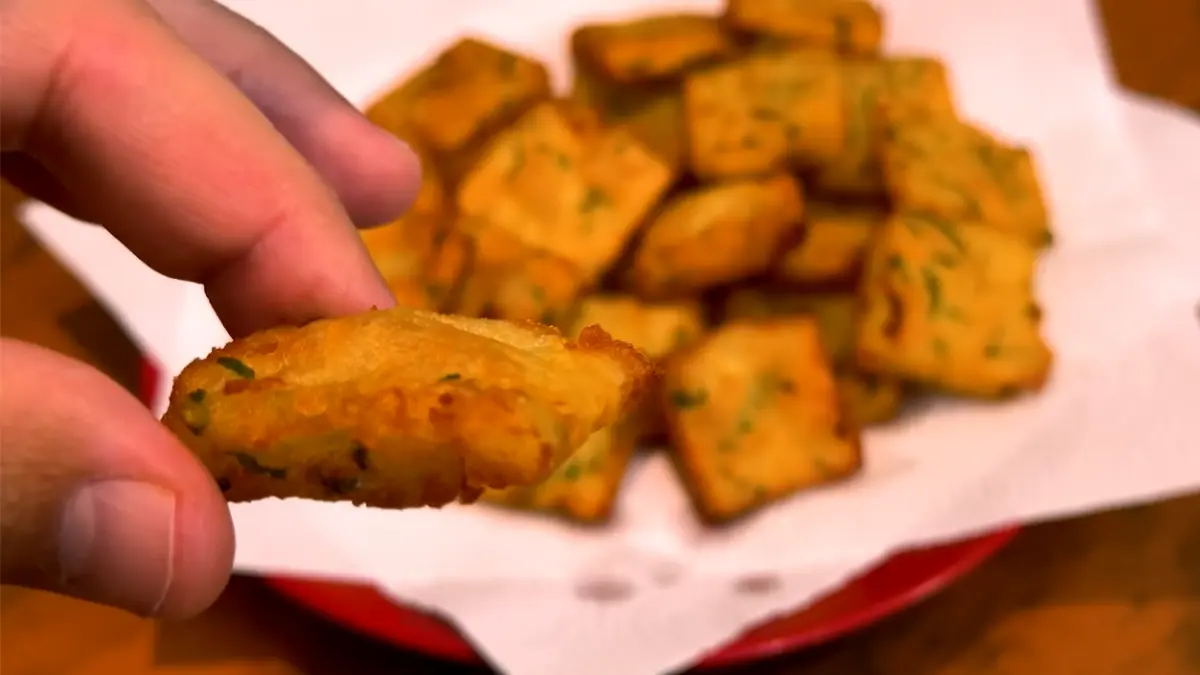 Travesseirinhos de Batata Crocantes
